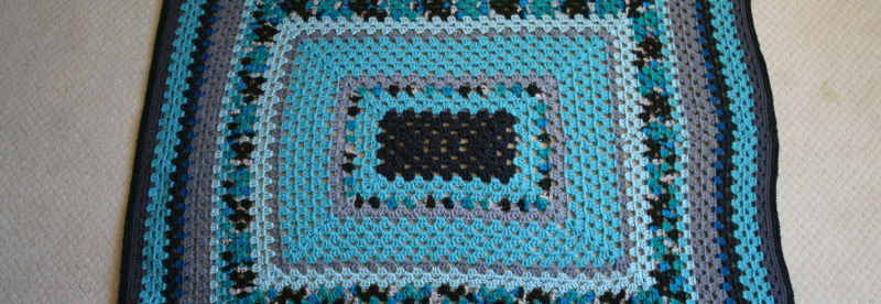 Blanket crocheted for the Egyam orphanage in Ghana, West Africa by the American Knit Wits Group via ZaagiTravel.com